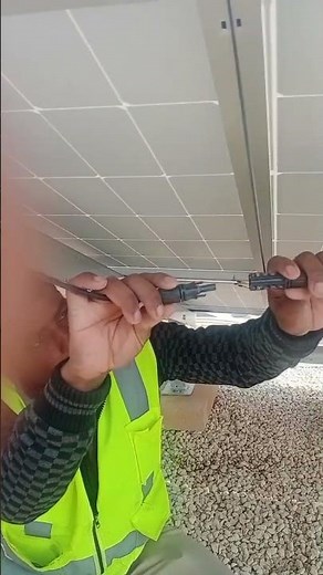 how to connect MC4 connector? never disconnect Mc4 connector on Load.#solarsystem #solarsystem