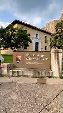 Hot Springs National Park ⛲️ - Bathhouse Row - Hot Springs, Arkansas #hotspringsnationalpark