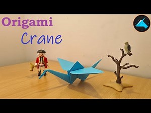 How to Create an Origami Paper CRANE (Orizuru) 🍃 Step-by-Step Instruction