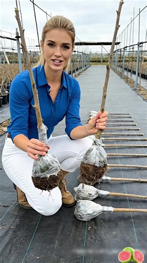 Red Flesh Guava Tree：perfectas para quienes recién empiezan #agricultura #plantas #frutas #guava #tiktok #guava seedlings