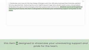 for any devoted fan. Featuring the iconic lightning bolt logo and vibrant team colors, this product