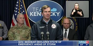 Ky. Gov. Beshear declares state of emergency ahead of storm