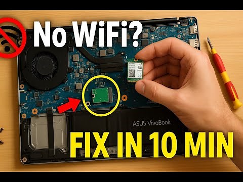 ASUS VivoBook 17 WiFi Card Replacement – Fix No WiFi Detected & Save $90 - Disassembly Guide