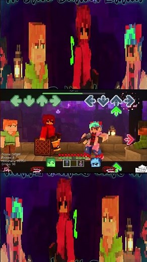 Friday Night Funkin' Bedrock Edition (Minecraft FNF Mod) Alex VS BF in Refined