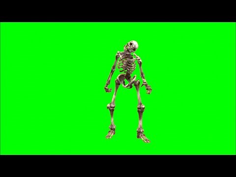 Green Screen Skeleton video effects