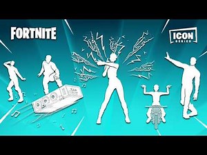 💥ALL ICON SERIES DANCES & EMOTES IN FORTNITE !