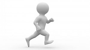 Running Abstract Person Isolated On White Stock Footage Video (100% Royalty-free) 768316 | Shutterstock