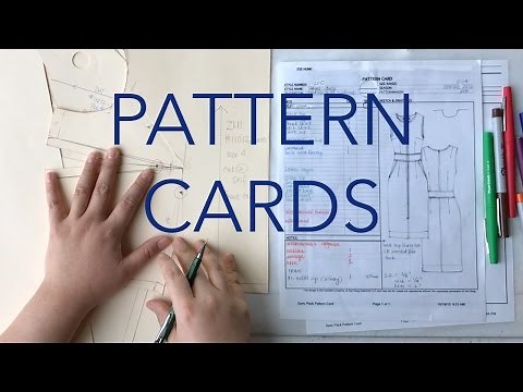 Filling Out Pattern Cards & Labeling Patterns