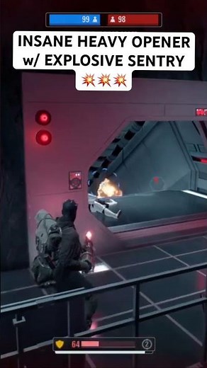 BIG HEAVY PLAY with SUPERCHARGED SENTRY #starwars #battlefront2 #gaming #starwarsbattlefront
