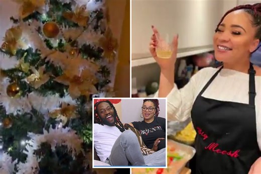 Inside Gogglebox stars Mica & Marcus's family Christmas with lavish decorations