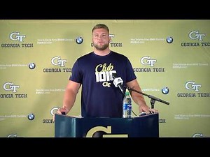 GT Football: Coach Key and Offensive Linemen Press Conference