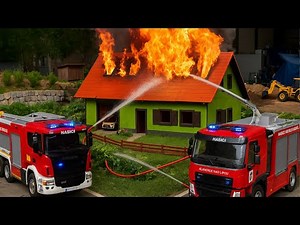75 Minutes of INSANE RC Fire Truck Action! Real Firefighting at RC Open Week 2025