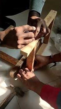 Making Wooden Stool at Home🏠