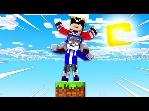 SURVIVRE DANS MINECRAFT AVEC UN SEUL BLOCK !