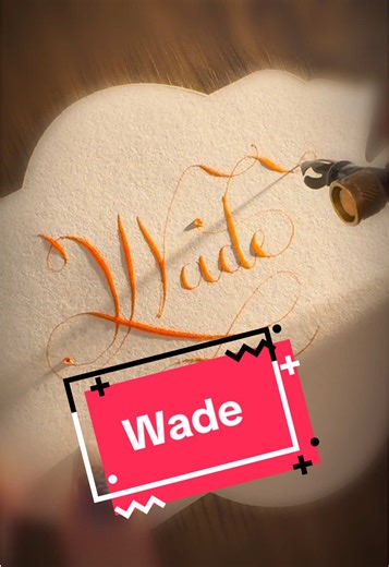 Exploring Copperplate Calligraphy with Wade