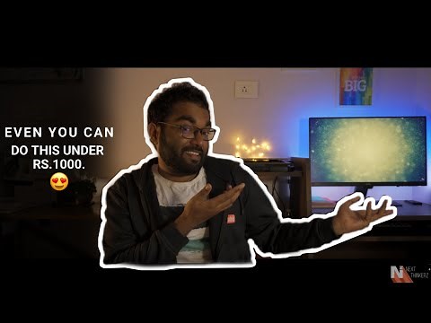 Ambilight LED Strip Setup and Review! | Ambibox - MAKE YOUR PC AWESOME! HINDI