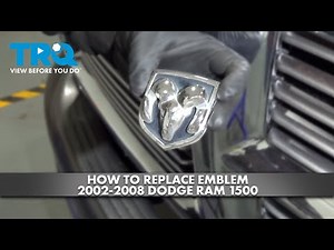 How to Replace Emblem 2002-2008 Dodge RAM