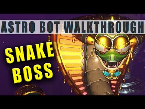 Astro Bot Snake Boss Fight - How to beat Lady Venomara the Giant Snake