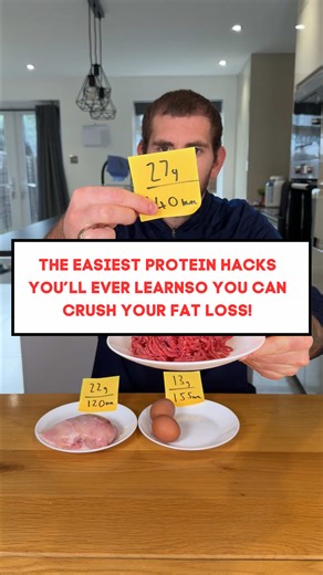 Here’s the easiest protein hack you’ll ever learn to help you CRUSH your fat loss🔥 And if you’d like a FREE training so you can learn what proteins to eat, why protein is important, and how to structure your protein to see fast results… Make sure to drop me a follow and comment below ‘Protein Masterclass’ and I’ll send it your way 👇
