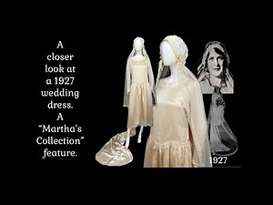 The original bride of the 1920s wedding dress is learned with interesting research along the way