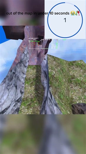 out of the map in under 10 seconds 😭🥀