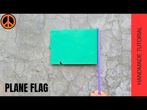 PLANE FLAG | flag paper flag | Flag Paper