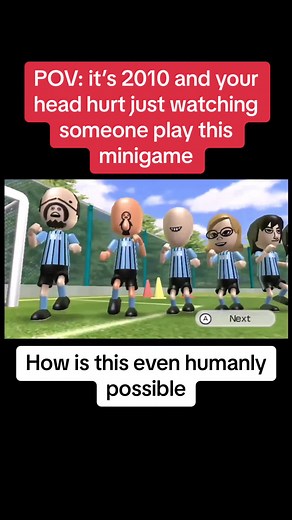 Clip from Ziploc13 on YouTube -> go Subscribe #wiifit #wiisports #minigame #soccer #pov