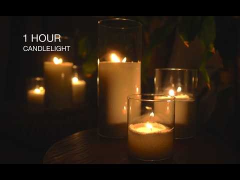 1 Hour Candlelight Ambience – Soft Flickering Candles for Relaxation, Sleep and Quiet Evenings (4K)