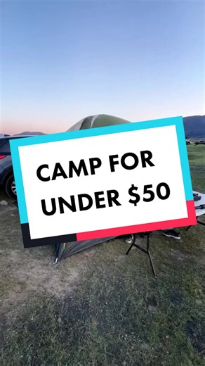 Camping is a fun and affordable thing you can do on the weekend! What’s your favorite budget friendly activity? 😁 #step #stepmobile #budget #savings #moneytips #budgettips #genz #finance #credit #personalfinance #camping