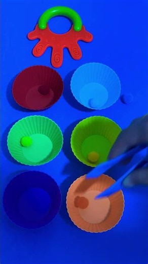 ColorCute Rainbow Balls Sorting 🌈 Relaxing Beads Video