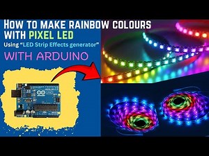 How to make Pixel LED Rainbow colors | Neopixel LED