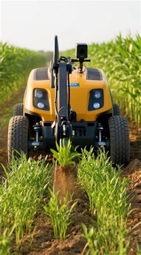 FarmWise Weeding Robot 🤖 Smart Farming USA #farming #agritech #village #viral #foryouシ