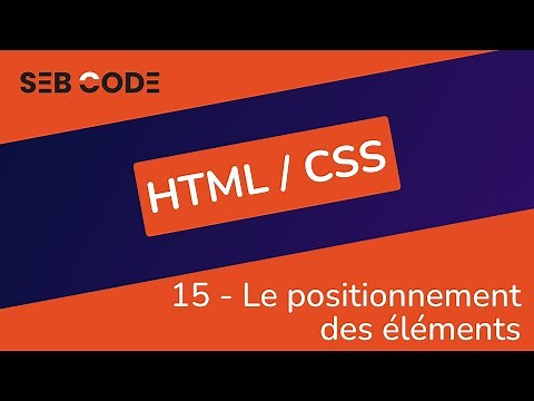 HTML CSS Training - 15 - Positioning of Elements