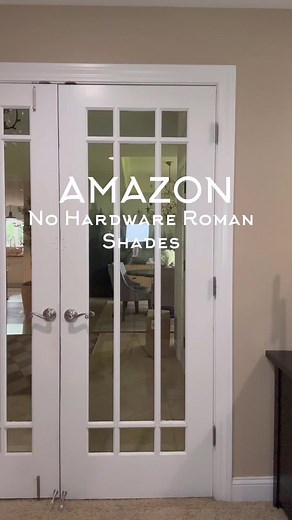 Roman Shades installed in 5 minutes with no hardware or drilling required! (Shop my link in bio) Just attach with peel and stick Velcro strips! Get the look of beautiful high quality Roman shades without any of the hassle! I’ve been waiting years and years to finally create some privacy for my office! And I still can’t believe how easy this was! #amazonhome #amazonfinds #homehacks #amazonfavorites