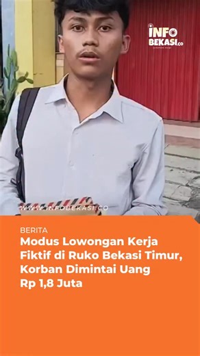 3.1K views · 36 reactions | Seorang pria asal Karawang menjadi korban...
