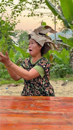 Poor Grandma's birthday with a funny prank.#shorts