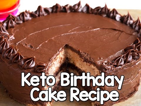 How To Make A Keto Birthday Cake - NO Coconut Flour Needed!