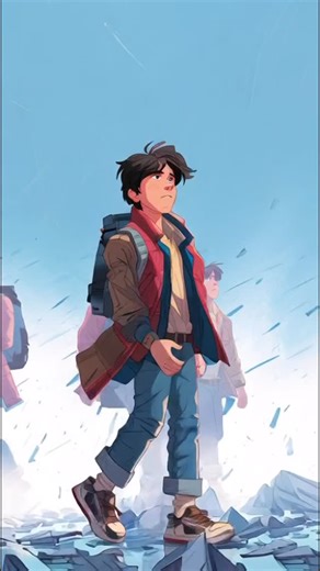 theron / back to the future reels on Instagram: "Cartoon of Marty mcfly walking through a broken timeline, multiple versions of himself fading behind him."