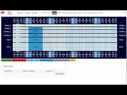 HowTo insert a guest and bookings in Loventis Booking System
