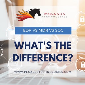 What's the Difference Between EDR vs MDR vs SOC? - Pegasus Technologies