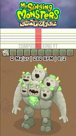 Gold Island Quarrister Composer Tutorial #msm #fanmade #mysingingmonsters