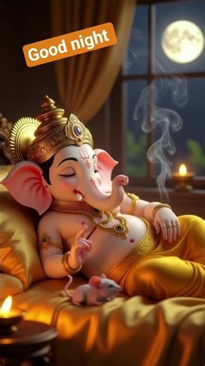 Good Night All of you #bappa #ganpatibappa #youtubeshorts #cartoon #feedshorts
