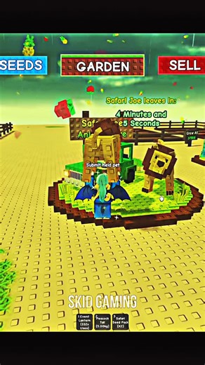 Skid Gaming on Instagram: "New mega Safari Update is a big Scam💀#skidgaming #roblox #growagarden #fyp #shorts #viral"