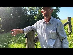 Greg explains their efficient temporary polybraid fence installation process.