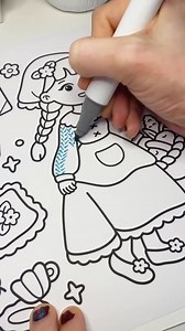 Woven sweater ☁️ coloring book girl spaces by southern lotus #coloringpages #southernlotus #ohuhu #southernlotuscoloring | Coloringxgirl