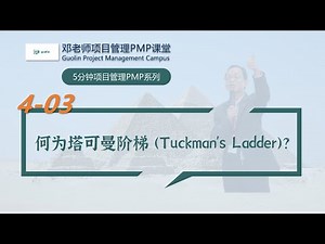五分钟项目管理PMP课堂之4-03：何为塔可曼阶梯 (Tuckman’s Ladder)?