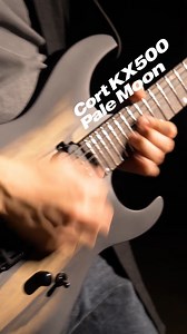 Aggressive tone, surgical precision, and a top that turns heads -- the KX500 Pale Moon 🌙 See it 🔗 https://bit.ly/3KC2BRi | Cort Guitars and Basses