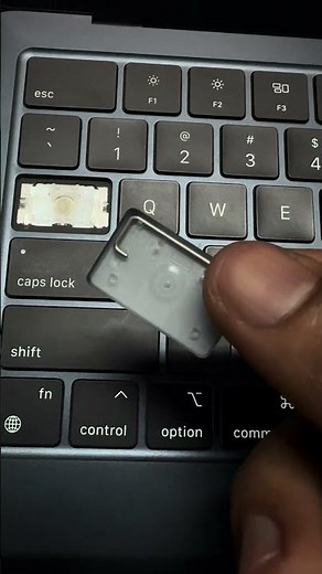MacBook Air M2 Keyboard Key Replacement | How to Clean Keyboard & Fix Stuck Keys #macbook #repairing