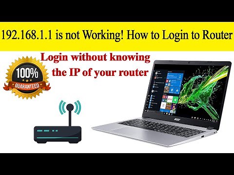 Router IP Address not opening - What is the default gateway IP address