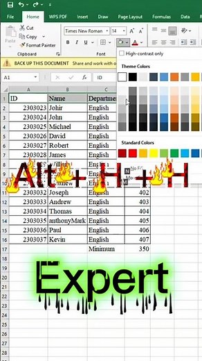 Add Row & Column Shading in Excel 🔥 Expert Method | Digital Office Skill